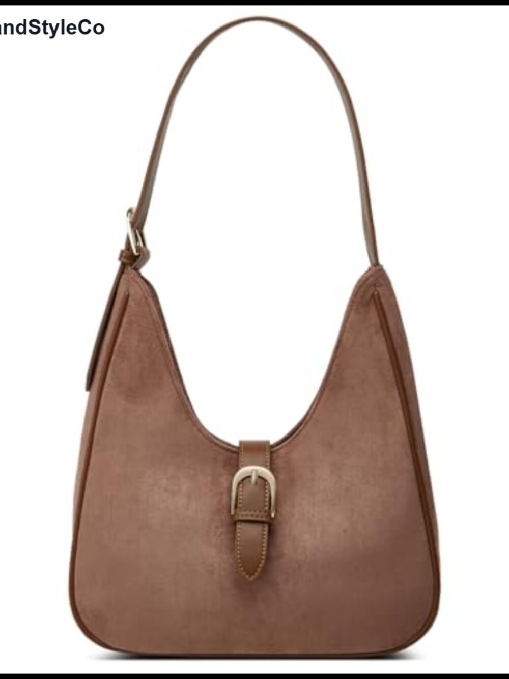 Retro Suede Shoulder Bag Hobo Tote Handbag Winter Commuter Purse Women